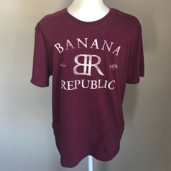 Banana Republic Other - Maroon and Black Heathered Banana Republic Tee